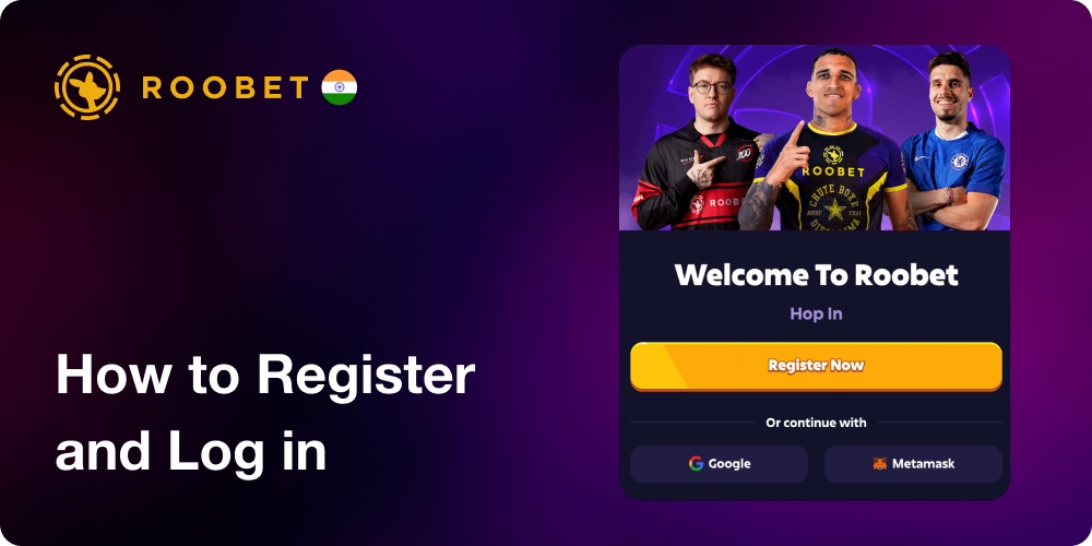 How to Sign Up and Log In at Roobet Casino India