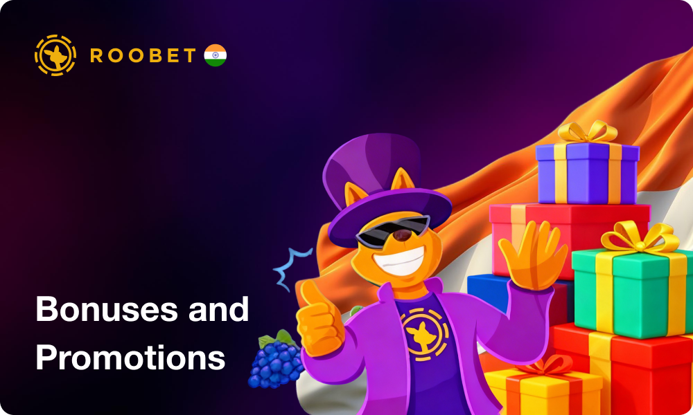 Bonuses and Promotions in Roobet Casino India