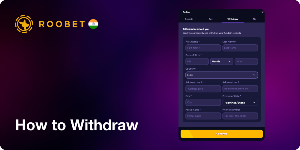 How to Withdraw your Money in Roobet