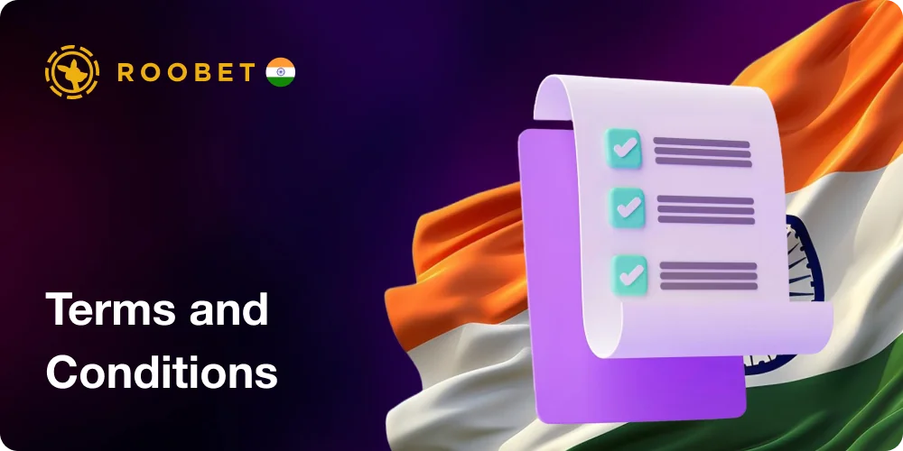 Terms and Conditions of Roobet India Casino